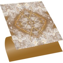 Tink Kendinden Yapışkanlı Kesilebilir Mermer 002 Desenli Pvc Karo 30 x 30 cm (11 Adet) 1m2