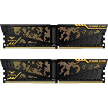 Team T-Force Vulcan Tuf Gaming Alliance 16GB (2X8GB) 3200MHZ CL16 Ddr4 Gaming Ram (TLTYD416G3200HC16FDC01)