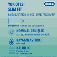 Durex Yok Ötesi Slim Fit 20'li Ince Prezervatif + Aloe Vera Kayganlaştırıcı Jel 200ML