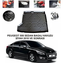 Born Garage 508 Bagaj Paspası Havuzlu Kauçuk 2010-2019 Allure Paket 3D Uyumlu