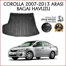 Born Garage 2009 Toyota Corolla Bagaj Havuzu Tam Uyumlu Kauçuk