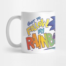 Pixxa Gökkuşağını Takip Et - Sonic Kupa Bardak