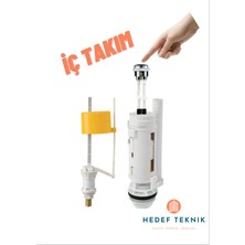 Turavit Alize Alttan Çıkışlı Klozet+ Rezervuar +Iç Takım+ Yavaş Kapanır Kapak(Herşey Dahil)
