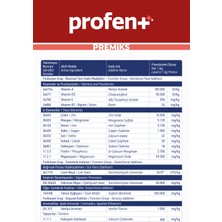 Vioment Profent 20 Kg - Besi Hayvanları İçin; Profesyonel Destek - Boğa, Koyun, Keçi, Premiks, Yem Katkı,