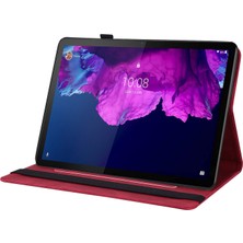 Universal Lenovo Tab P11 TB-J606F Için Kapaklı Tablet Kılıfı - Kırmızı (Yurt Dışından)