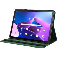 Universal Lenovo Tab M10 Plus 10.6 3rd Gen Için Kapaklı Tablet Kılıfı - Yeşil (Yurt Dışından)