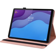 Universal Lenovo Tab M10 Hd 2nd Gen TB-X306X/TB-X306F Için Kapaklı Tablet Kılıfı - Pembe Altın (Yurt Dışından)