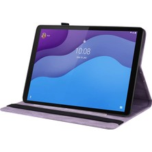 Universal Lenovo Tab M10 Hd 2nd Gen TB-X306X/TB-X306F Için Kapaklı Tablet Kılıfı - Mor (Yurt Dışından)