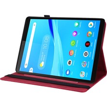 Universal Lenovo Tab M8 Hd / M8 Fhd Için Kapaklı Tablet Kılıfı - Kırmızı (Yurt Dışından)