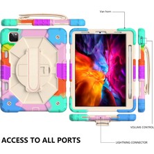 Universal Ipad Pro 11 2021 / 2020 / 2018 / Ipad Air 4 10.9 2020 Için Tablet Kılıfı - Çok Renkli (Yurt Dışından)