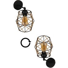 Nevra Aplik 2 Adet Siyah