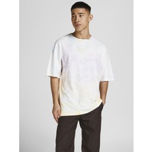 Jack & Jones Bisiklet Yaka Logo Baskili Tisört
