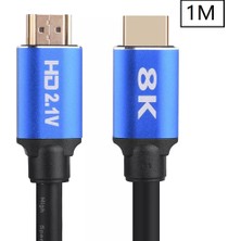 Alfais 5093 8k Ultra Hd 2.1V 48GBPS Altın Kaplama HDMI Kablo UHD 1 Metre