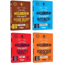 Ankara Yayıncılık 6.Sınıf  Matematik - Türkçe - Sosyal - Paragraf Soru Seti 4 Kitap 2023