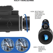 Yenitech Dürbün 90X100 Zoom Lazer Işıklı El Fenerli Hd Dürbün Teleskop Dürbün Uygun Fiyatlı Dürbün