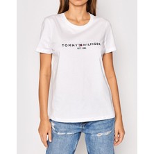 Tommy Hılfıger Kadın T-Shırt WW0WW31999-YBR