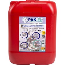 Pakel Werkstatt Kraft Reiniger 20 Kg - Motor, Parça, Şase, Jant ve Zemin Temizleme - 4'lü Paket