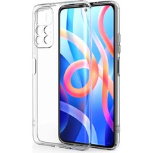 Bzontech Xiaomi Redmi Note 11 4g Kılıf Şeffaf Silikon Kamera Korumalı 3D