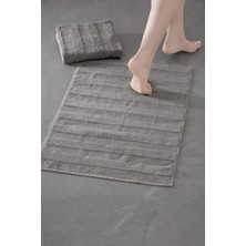 Cottonmania Mons Bathmat 404 - Yeni TREND,50X75CM. 2AD. Premium Ayak Havlusu / Banyo Paspas Seti