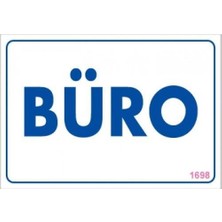 Avmdepo Büro Uyarı Levhası 17,5X25 KOD:1698