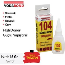 Vodabond Şeffaf 104 Süper Hızlı Japon Yapıştırıcı 15 Gr