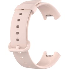 Microsonic Xiaomi Mi Watch Lite Kordon, Silicone Sport Band Rose Gold
