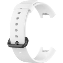 Microsonic Xiaomi Mi Watch Lite Kordon, Silicone Sport Band Beyaz