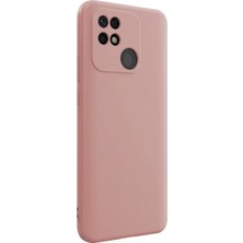 Microsonic Matte Silicone Xiaomi Poco C40 Kılıf Rose Gold