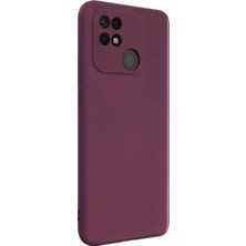 Microsonic Matte Silicone Xiaomi Poco C40 Kılıf Mor