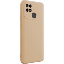 Microsonic Matte Silicone Xiaomi Poco C40 Kılıf Gold