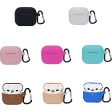 Zhkj Shop Airpods 3 (Gül Kırmızısı) Için Bluetooth Kulaklık Yumuşak Silikon Kılıf (Yurt Dışından)