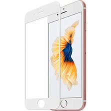 Bzontech Apple iPhone 7 Ekran Koruyucu 9d Tam Kaplayan Kavisli Iphone 7-Beyaz