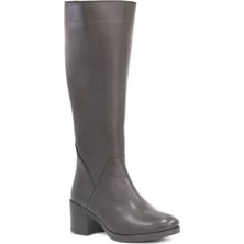 Gedikpaşalı Srk 92900 Siyah Deri Bayan Çizme Çizme