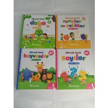 Doğa - Hayvanlar - Sayılar - Renkler ve Şekiller 4'lü Set