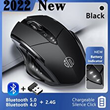 Shenzhen Xin Xin Pm6 Bluetooth 3 Modlu DPI Kablsosuz Fare - Siyah (Yurt Dışından)