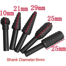 Jewval Hss 5 Adet 1-4' 6mm Shank Matkap Ucu Set Ağaç Oyma Törpü Işle Yüksek Hızlı Matkap Uçl