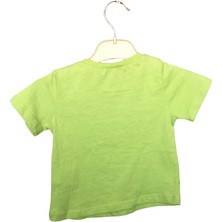 BebePan Omzu Düğmeli Yeşil T-Shirt