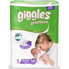 Giggles Premium Eko 1 Numara Yenidoğan 1 Paket 56 Adet