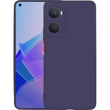 noktaks - Oppo A76 - Kılıf Mat Soft Premier Silikon Kapak - Lacivert