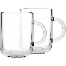 Paşabahçe 2'li Iconic Kulplu Kısa Kupa Bardak