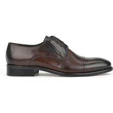 Ziya, Erkek Hakiki Deri Ayakkabı 123145 396 Kahve