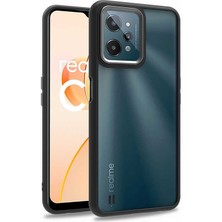MobaxAksesuar Realme C31 Kılıf Kamera Nikelaj Kenar Renkli Kapak