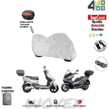 Wovex Honda NSS250 Forza 250 Motosiklet Brandası Topcase Arka Çanta Uyumlu Branda Örtü