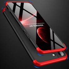 Case Street Samsung Galaxy S22 Kılıf Ays 3 Parçalı Önü Açık Sert Rubber Koruma Bordo