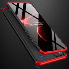 Case Street Samsung Galaxy A73 Kılıf Ays 3 Parçalı Önü Açık Sert Rubber Koruma Mavi