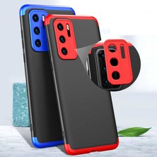 Dlrcase Huawei P40 Pro Kılıf Ays 3 Parçalı Önü Açık Sert Rubber Koruma Bronz