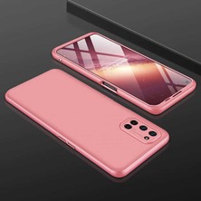 Dlrcase Oppo A92 Kılıf Ays 3 Parçalı Önü Açık Sert Rubber Koruma Bronz