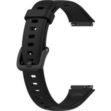 Case Street Huawei Band 7 Kordon Mat Klasik Silikon Krd 11 Siyah