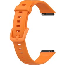 Smcase Huawei Band 7 Kordon Mat Klasik Silikon Krd 11 Turuncu