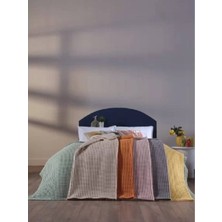Doqu Home Clara Waffle Pıke Tek Sarı